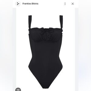 Frankie’s Bikinis Fawn One piece NWT - Black - Medium